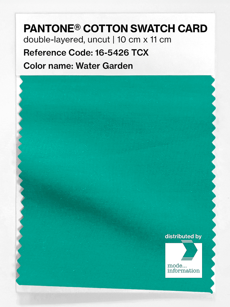 Artikelbild 1 des Artikels “PANTONE® COTTON SWATCH CARD 16-5426 TCX Water Garden “