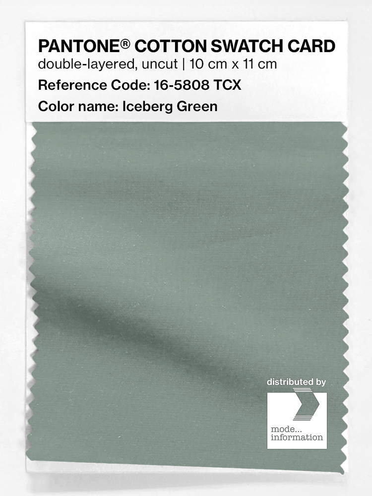 Artikelbild 1 des Artikels “PANTONE® COTTON SWATCH CARD 16-5808 TCX Iceberg Green “