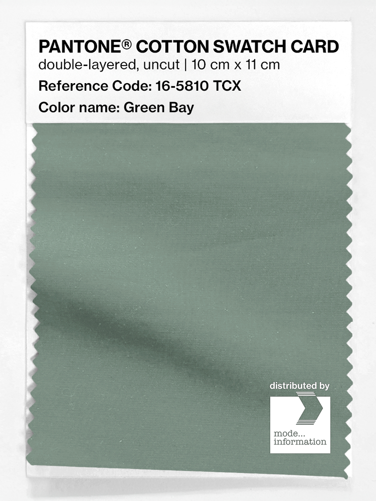 Artikelbild 1 des Artikels “PANTONE® COTTON SWATCH CARD 16-5810 TCX Green Bay “