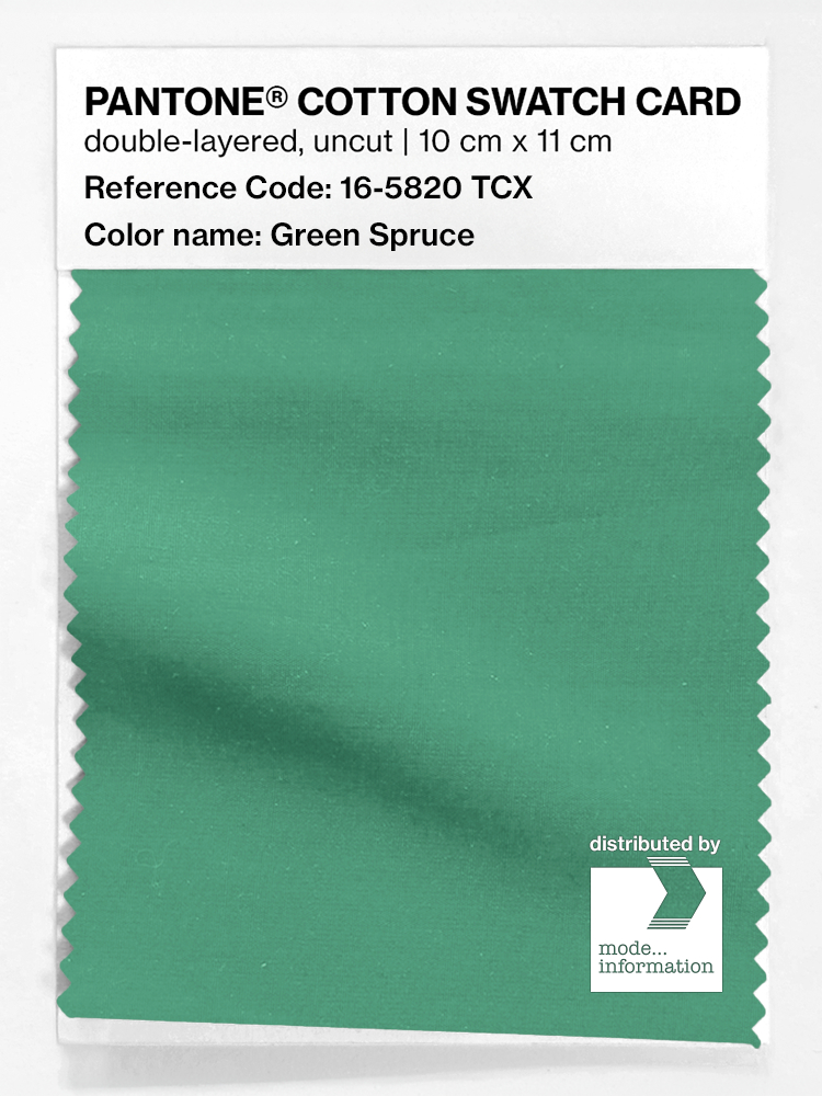 Artikelbild 1 des Artikels “PANTONE® COTTON SWATCH CARD 16-5820 TCX Green Spruce “