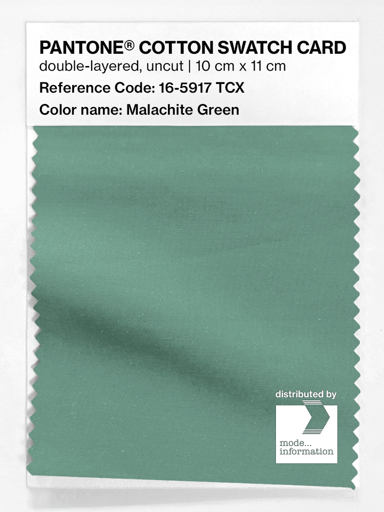 Artikelbild 1 des Artikels “PANTONE® COTTON SWATCH CARD 16-5917 TCX Malachite Green “