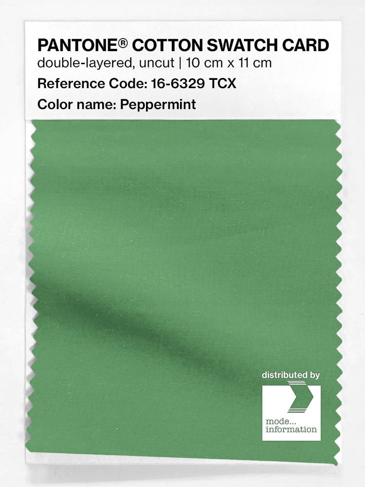 Artikelbild 1 des Artikels “PANTONE® COTTON SWATCH CARD 16-6329 TCX Peppermint “