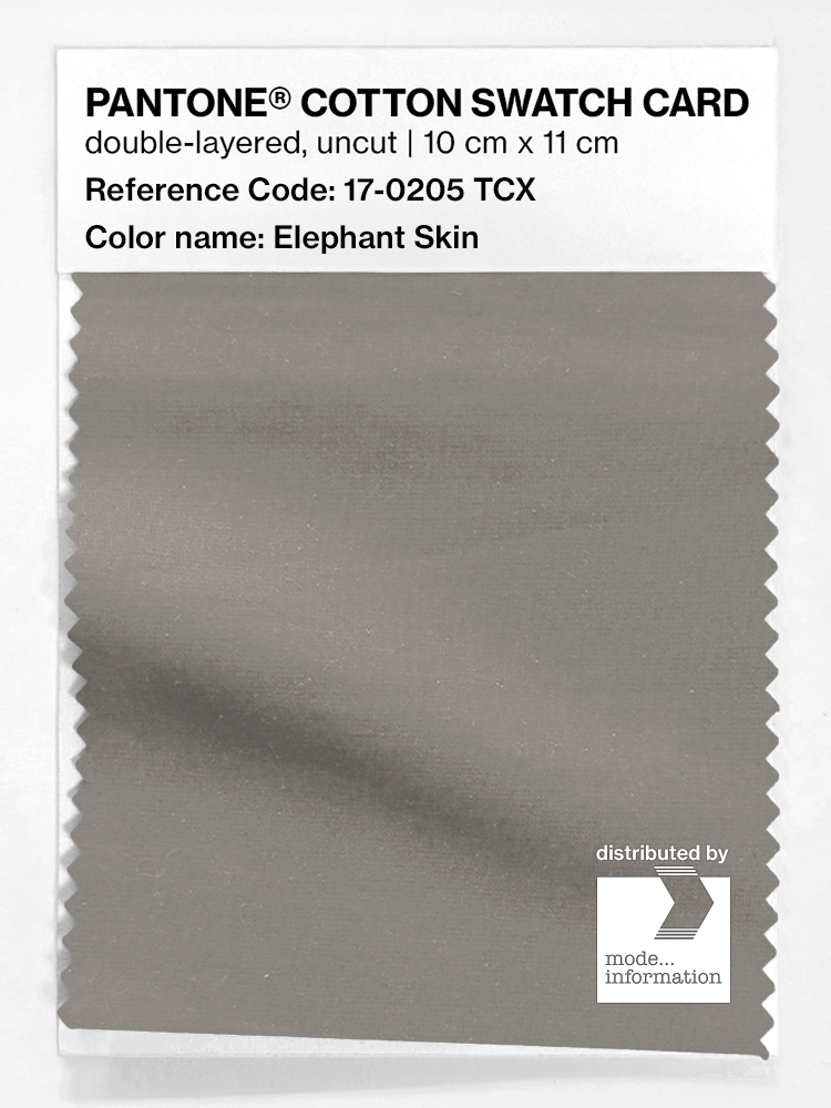 Artikelbild 1 des Artikels “PANTONE® COTTON SWATCH CARD 17-0205 TCX Elephant Skin “
