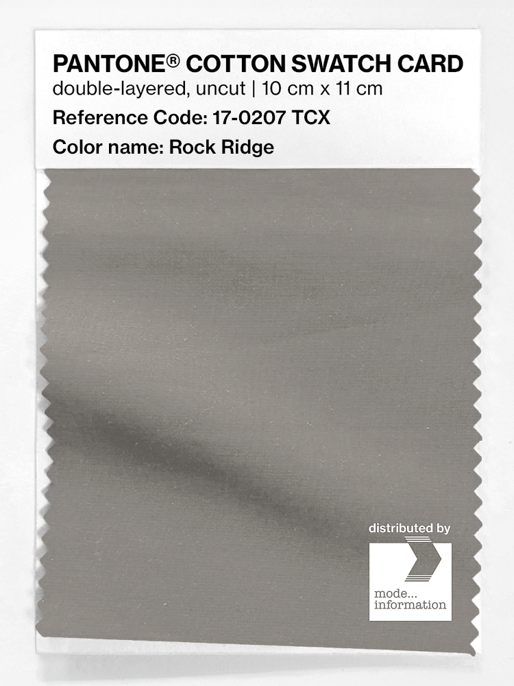 Artikelbild 1 des Artikels “PANTONE® COTTON SWATCH CARD 17-0207 TCX Rock Ridge “
