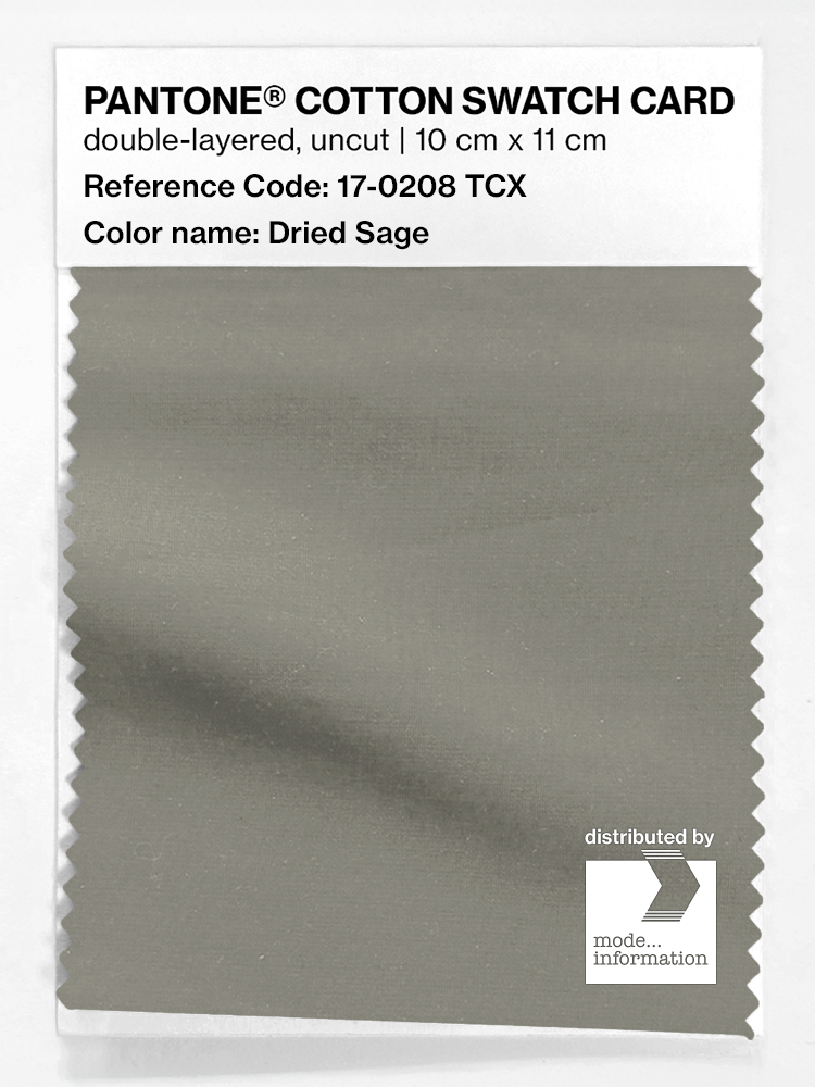 Artikelbild 1 des Artikels “PANTONE® COTTON SWATCH CARD 17-0208 TCX Dried Sage “