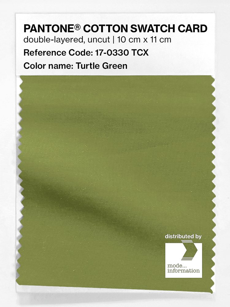 Artikelbild 1 des Artikels “PANTONE® COTTON SWATCH CARD 17-0330 TCX Turtle Green “