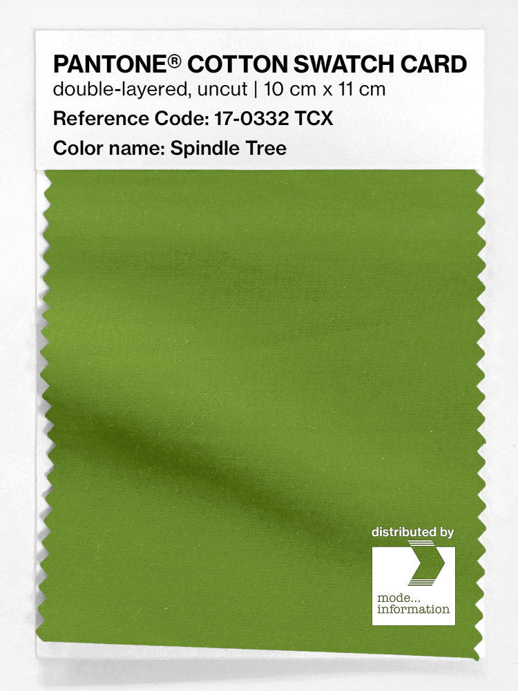 Artikelbild 1 des Artikels “PANTONE® COTTON SWATCH CARD 17-0332 TCX Spindle Tree “