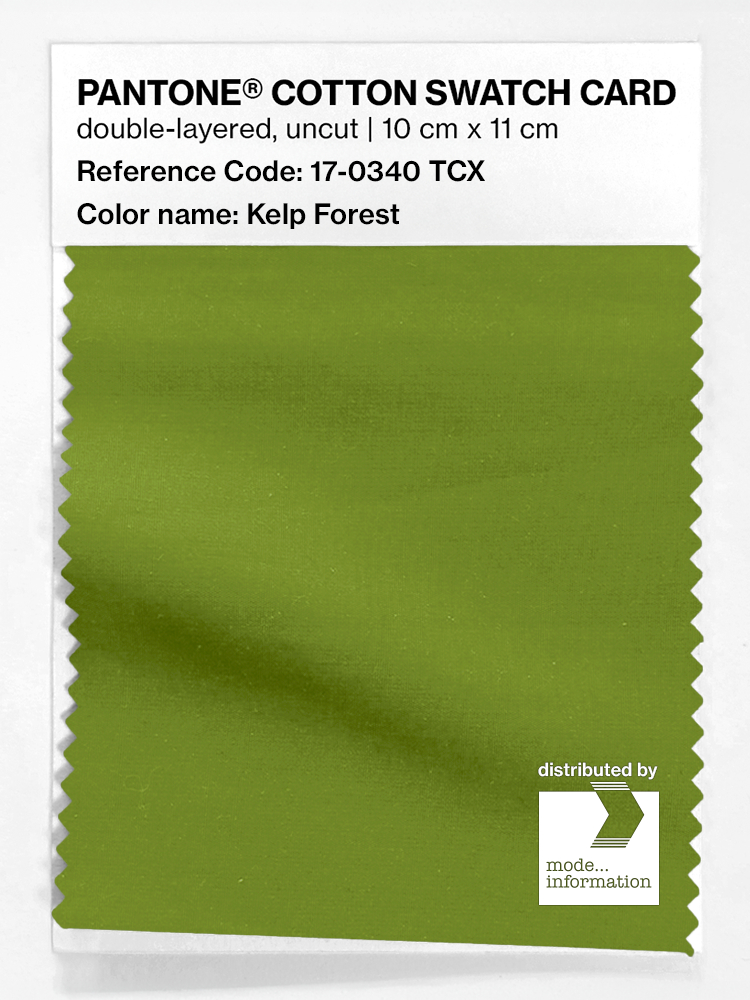 Artikelbild 1 des Artikels “PANTONE® COTTON SWATCH CARD 17-0340 TCX Kelp Forest “