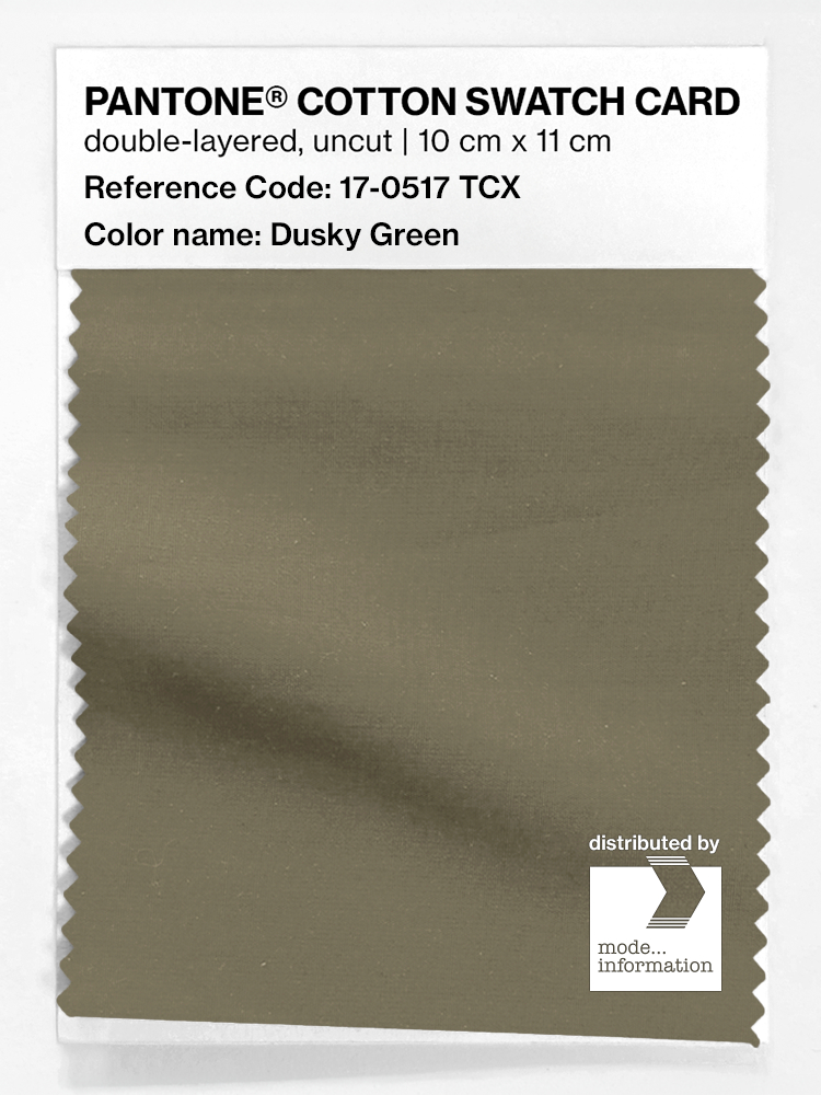 Artikelbild 1 des Artikels “PANTONE® COTTON SWATCH CARD 17-0517 TCX Dusky Green “