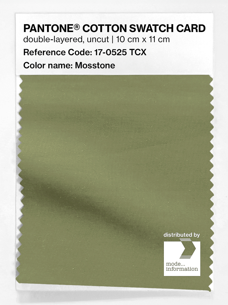 Artikelbild 1 des Artikels “PANTONE® COTTON SWATCH CARD 17-0525 TCX Mosstone “
