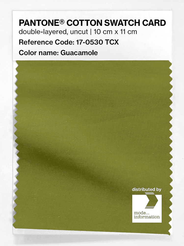 Artikelbild 1 des Artikels “PANTONE® COTTON SWATCH CARD 17-0530 TCX Guacamole “