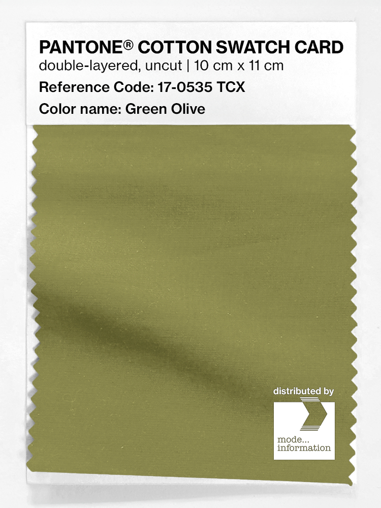 Artikelbild 1 des Artikels “PANTONE® COTTON SWATCH CARD 17-0535 TCX Green Olive “