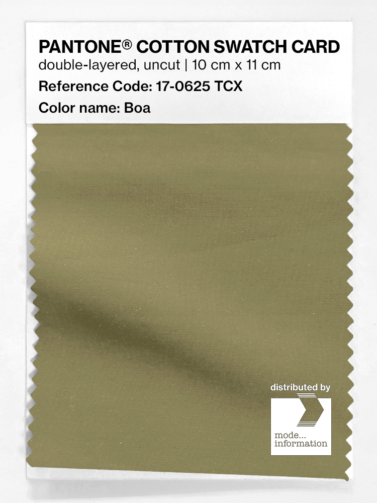 Product image 1 of the product “PANTONE® COTTON SWATCH CARD 17-0625 TCX Boa ”