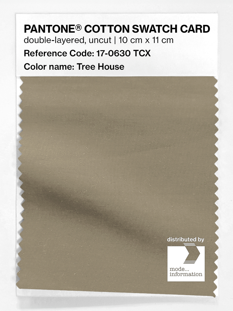 Product image 1 of the product “PANTONE® COTTON SWATCH CARD 17-0630 TCX Tree House ”