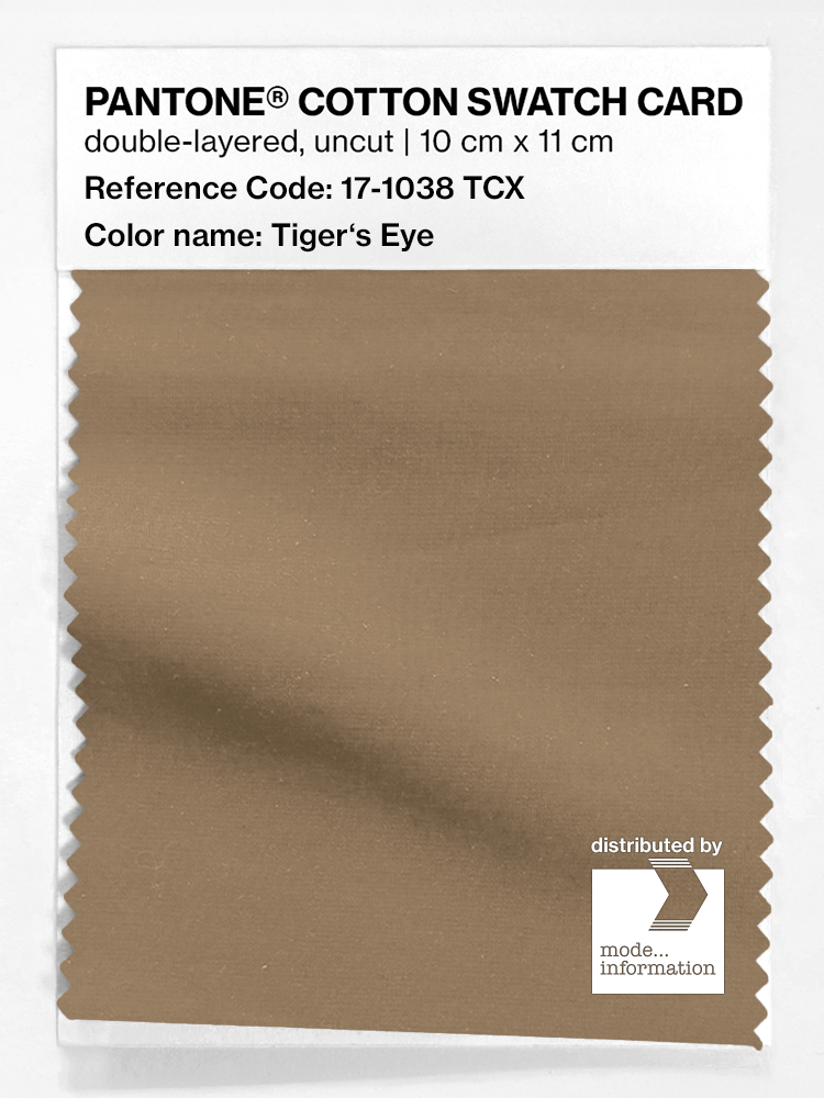 Artikelbild 1 des Artikels “PANTONE® COTTON SWATCH CARD 17-1038 TCX Tiger's Eye “