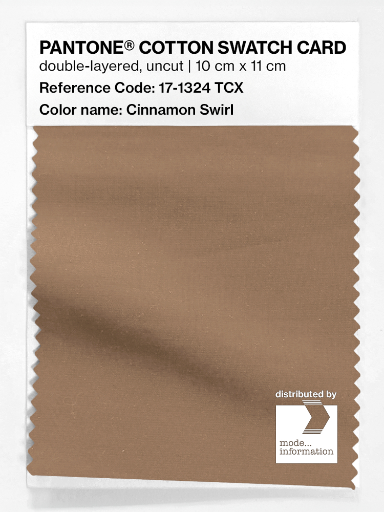 Artikelbild 1 des Artikels “PANTONE® COTTON SWATCH CARD 17-1324 TCX Cinnamon Swirl “