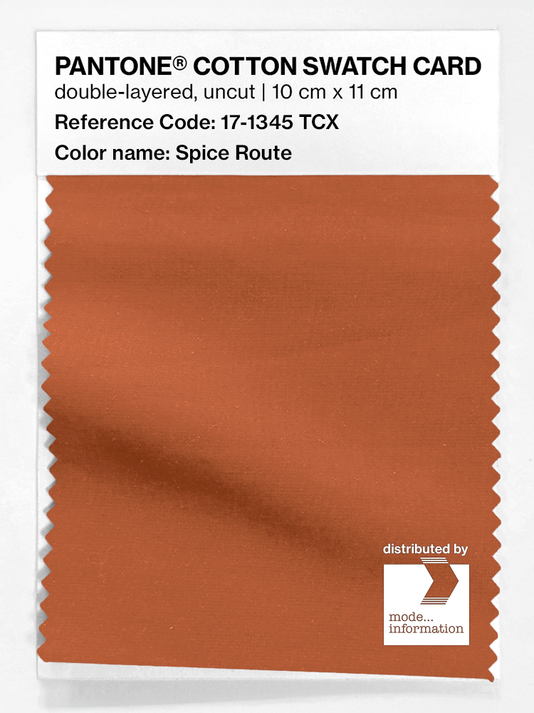 Artikelbild 1 des Artikels “PANTONE® COTTON SWATCH CARD 17-1345 TCX Spice Route “