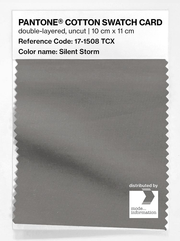 Artikelbild 1 des Artikels “PANTONE® COTTON SWATCH CARD 17-1508 TCX Silent Storm “