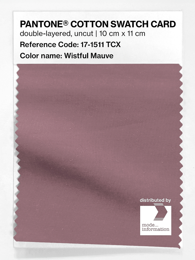 Product image 1 of the product “PANTONE® COTTON SWATCH CARD 17-1511 TCX Wistful Mauve ”