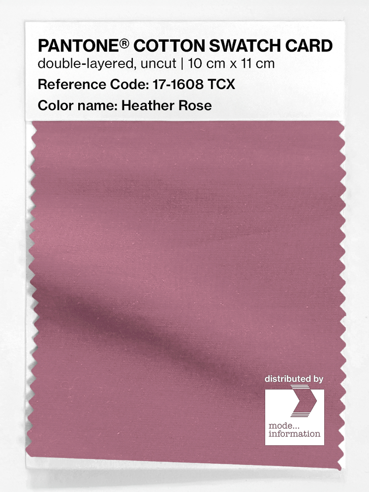 Product image 1 of the product “PANTONE® COTTON SWATCH CARD 17-1608 TCX Heather Rose ”