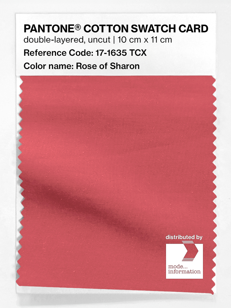 Artikelbild 1 des Artikels “PANTONE® COTTON SWATCH CARD 17-1635 TCX Rose of Sharon “