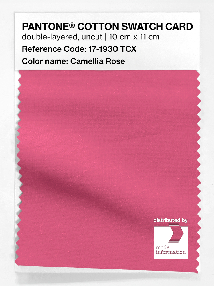 Artikelbild 1 des Artikels “PANTONE® COTTON SWATCH CARD 17-1930 TCX Camellia Rose “