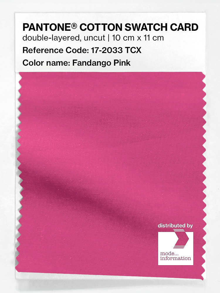 Artikelbild 1 des Artikels “PANTONE® COTTON SWATCH CARD 17-2033 TCX Fandango Pink “