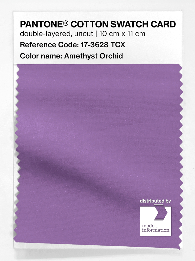 Artikelbild 1 des Artikels “PANTONE® COTTON SWATCH CARD 17-3628 TCX Amethyst Orchid “