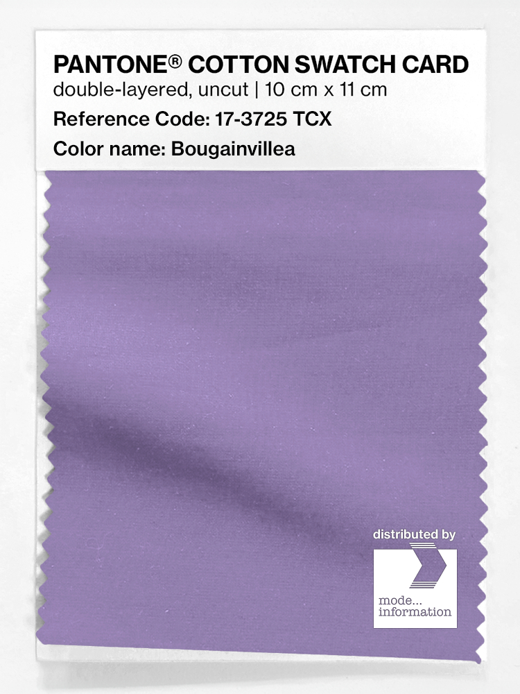 Product image 1 of the product “PANTONE® COTTON SWATCH CARD 17-3725 TCX Bougainvillea ”
