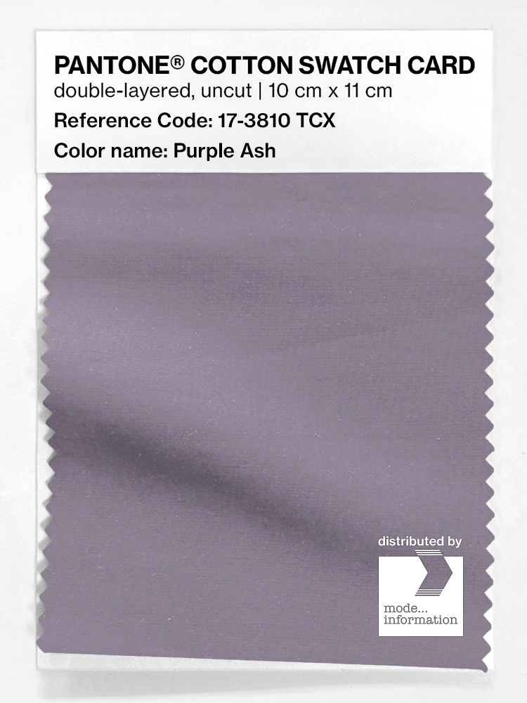 Product image 1 of the product “PANTONE® COTTON SWATCH CARD 17-3810 TCX Purple Ash ”