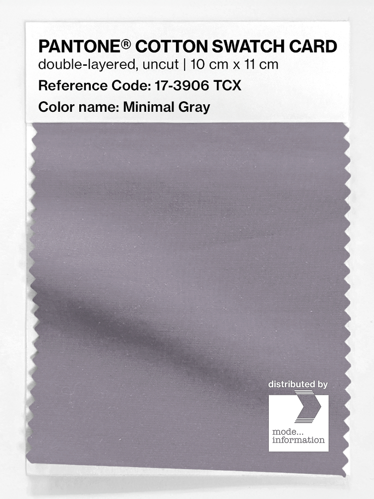 Artikelbild 1 des Artikels “PANTONE® COTTON SWATCH CARD 17-3906 TCX Minimal Gray “