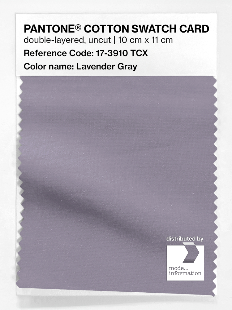 Artikelbild 1 des Artikels “PANTONE® COTTON SWATCH CARD 17-3910 TCX Lavender Gray “