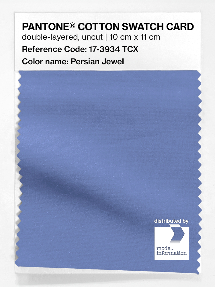 Artikelbild 1 des Artikels “PANTONE® COTTON SWATCH CARD 17-3934 TCX Persian Jewel “