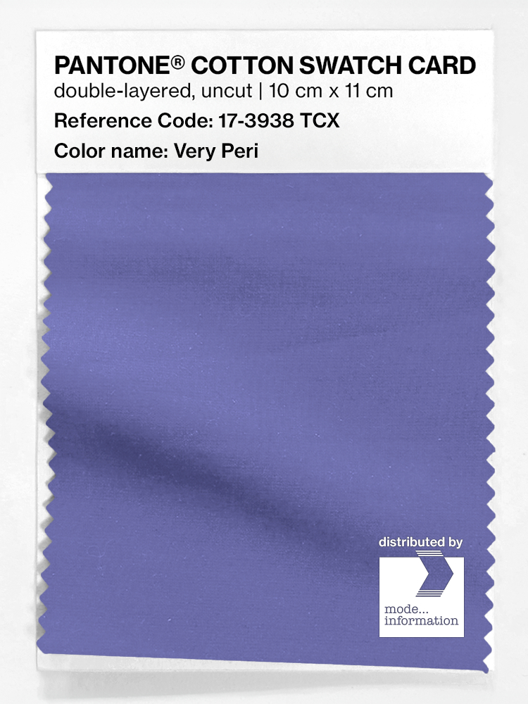 Product image 1 of the product “PANTONE® COTTON SWATCH CARD 17-3938 TCX Very Peri ”
