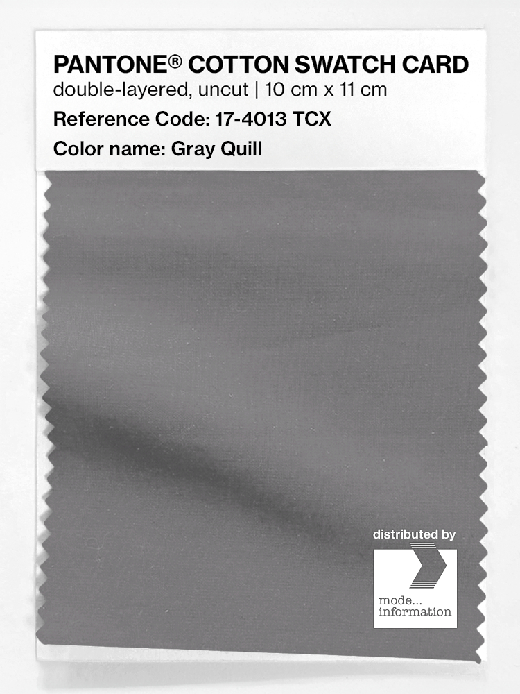 Artikelbild 1 des Artikels “PANTONE® COTTON SWATCH CARD 17-4013 TCX Gray Quill “