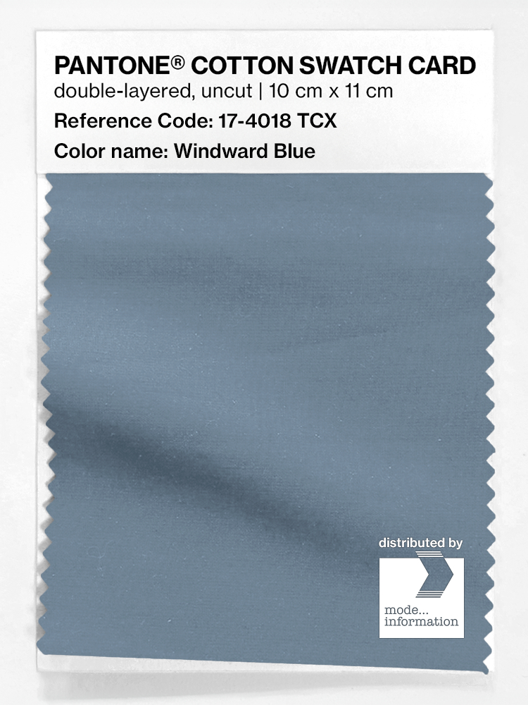 Artikelbild 1 des Artikels “PANTONE® COTTON SWATCH CARD 17-4018 TCX Windward Blue “