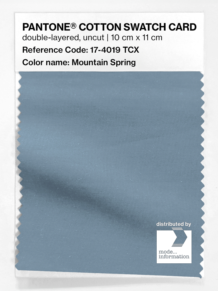 Artikelbild 1 des Artikels “PANTONE® COTTON SWATCH CARD 17-4019 TCX Mountain Spring “