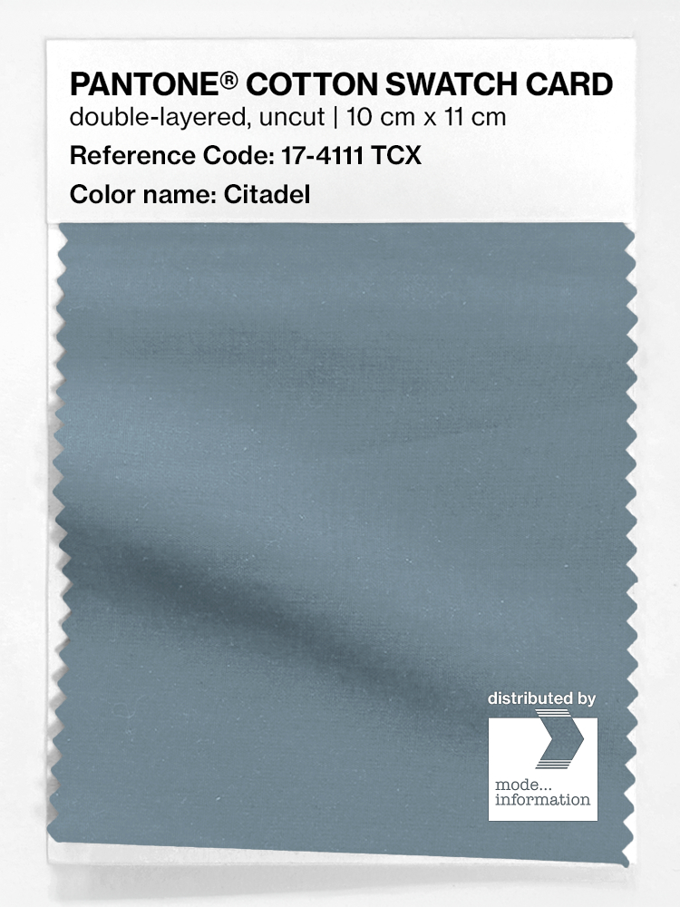 Artikelbild 1 des Artikels “PANTONE® COTTON SWATCH CARD 17-4111 TCX Citadel “