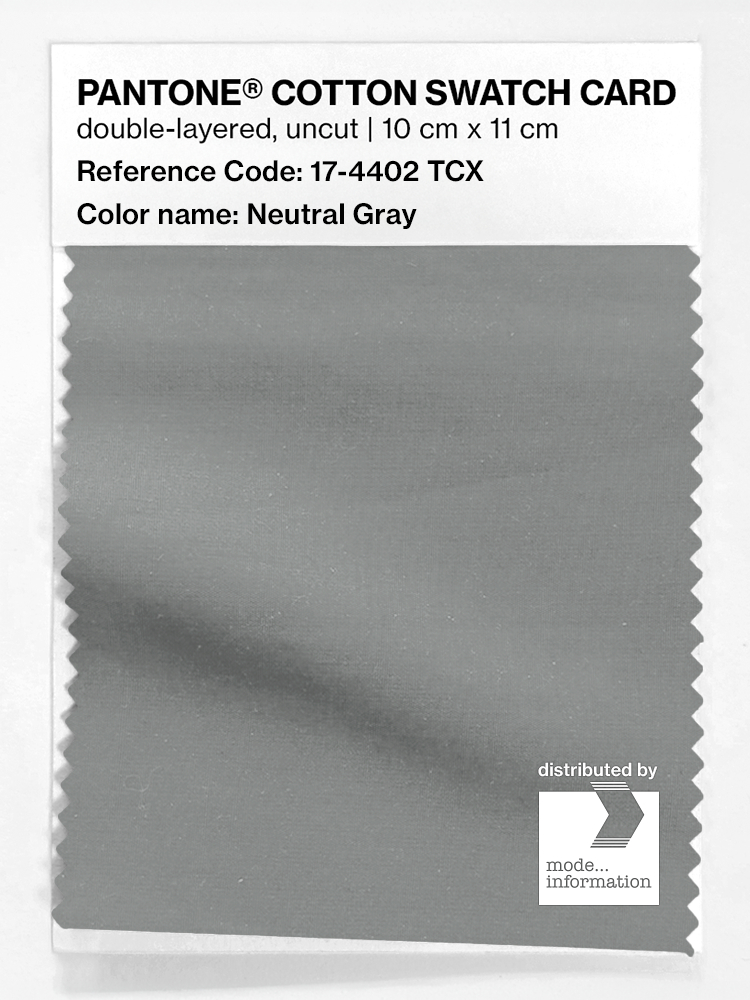 Artikelbild 1 des Artikels “PANTONE® COTTON SWATCH CARD 17-4402 TCX Neutral Gray “