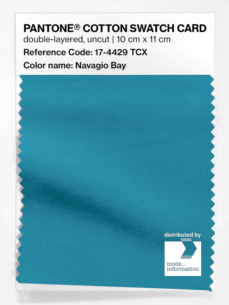 Artikelbild 1 des Artikels “PANTONE® COTTON SWATCH CARD 17-4429 TCX Navagio Bay “