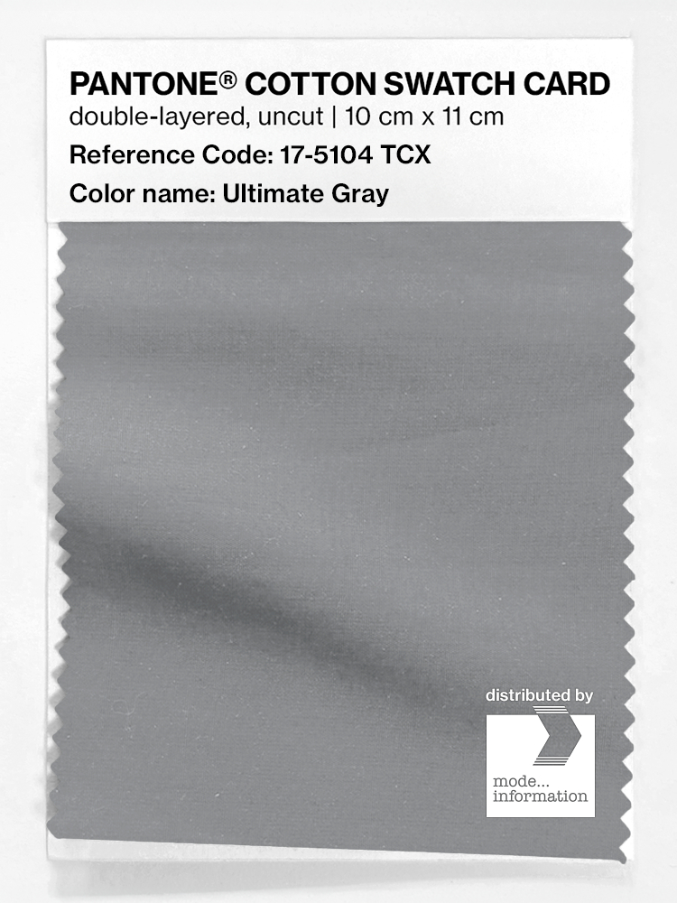 Artikelbild 1 des Artikels “PANTONE® COTTON SWATCH CARD 17-5104 TCX Ultimate Gray “
