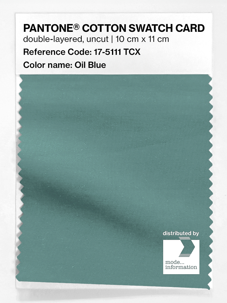 Artikelbild 1 des Artikels “PANTONE® COTTON SWATCH CARD 17-5111 TCX Oil Blue “