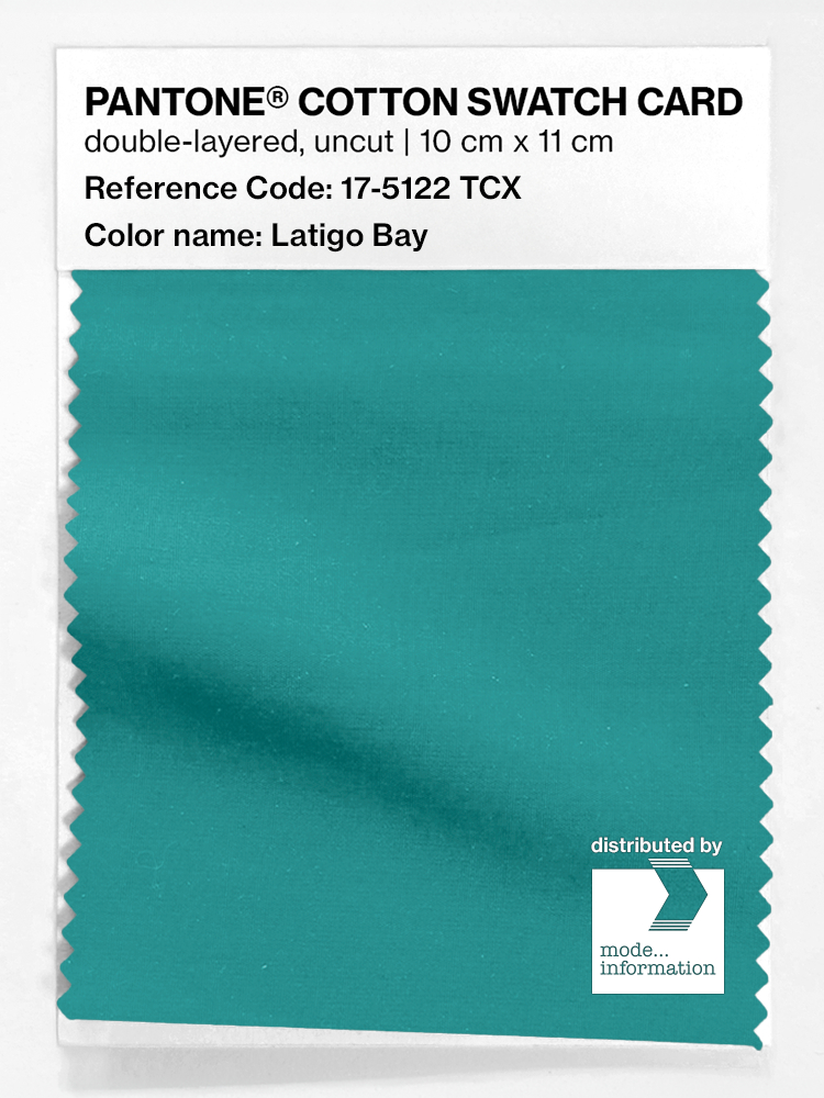 Artikelbild 1 des Artikels “PANTONE® COTTON SWATCH CARD 17-5122 TCX Latigo Bay “