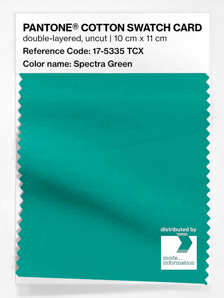 Artikelbild 1 des Artikels “PANTONE® COTTON SWATCH CARD 17-5335 TCX Spectra Green “
