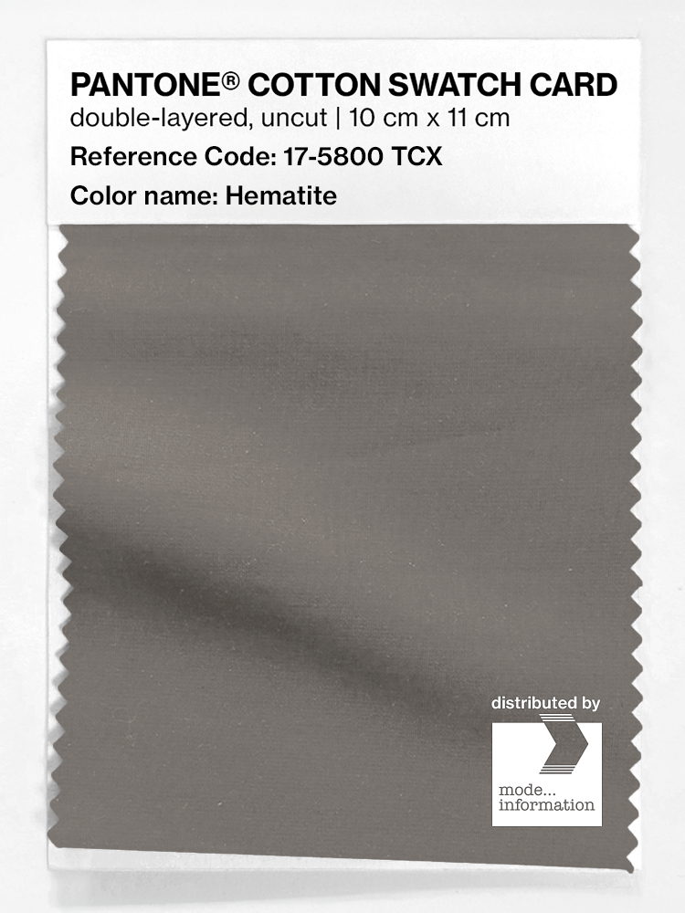 Artikelbild 1 des Artikels “PANTONE® COTTON SWATCH CARD 17-5800 TCX Hematite “