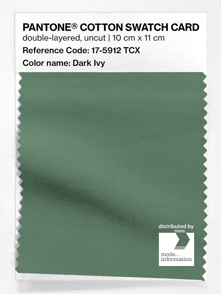 Product image 1 of the product “PANTONE® COTTON SWATCH CARD 17-5912 TCX Dark Ivy ”