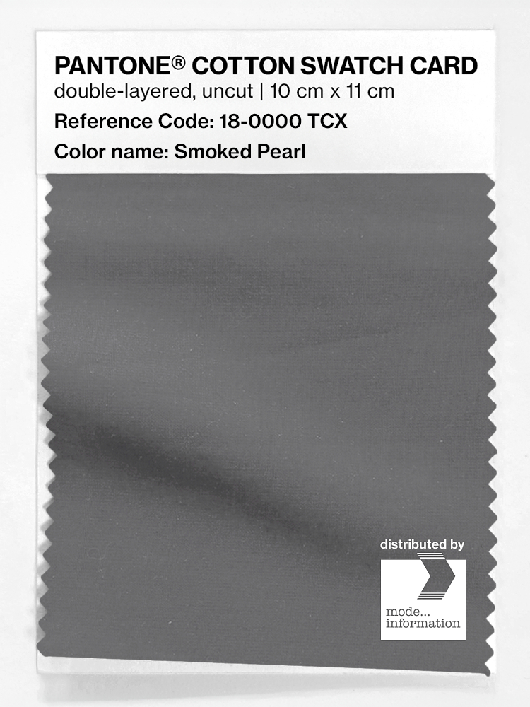 Artikelbild 1 des Artikels “PANTONE® COTTON SWATCH CARD 18-0000 TCX Smoked Pearl “