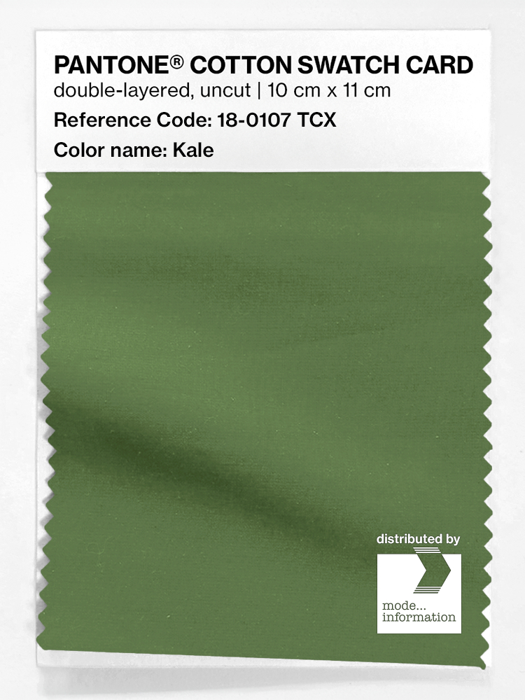 Artikelbild 1 des Artikels “PANTONE® COTTON SWATCH CARD 18-0107 TCX Kale “