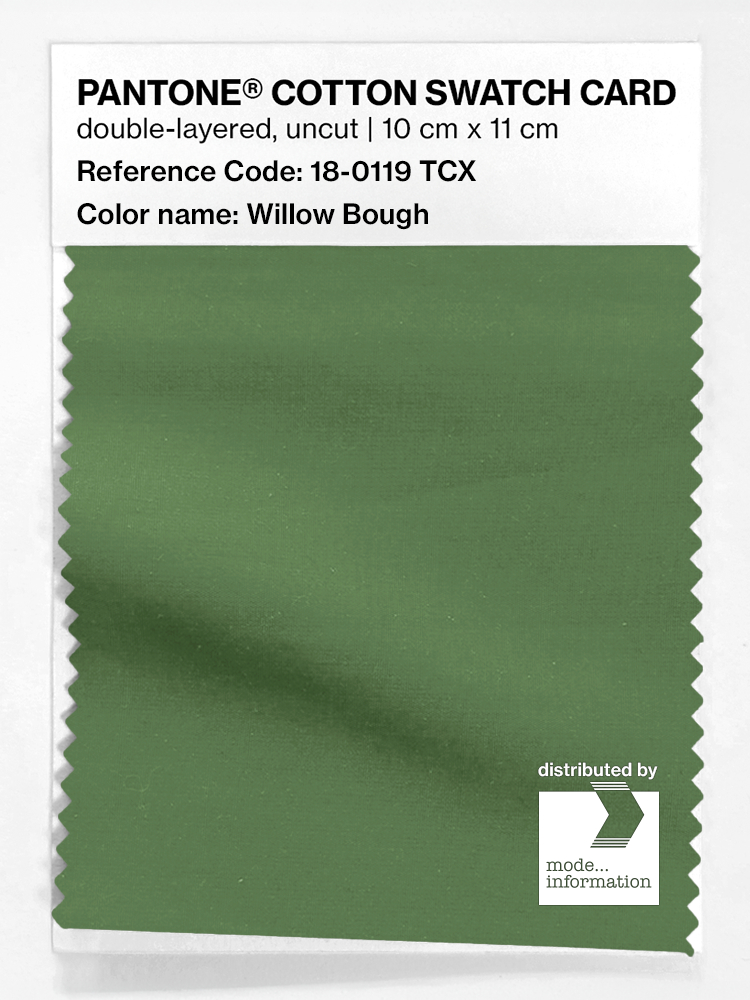 Artikelbild 1 des Artikels “PANTONE® COTTON SWATCH CARD 18-0119 TCX Willow Bough “