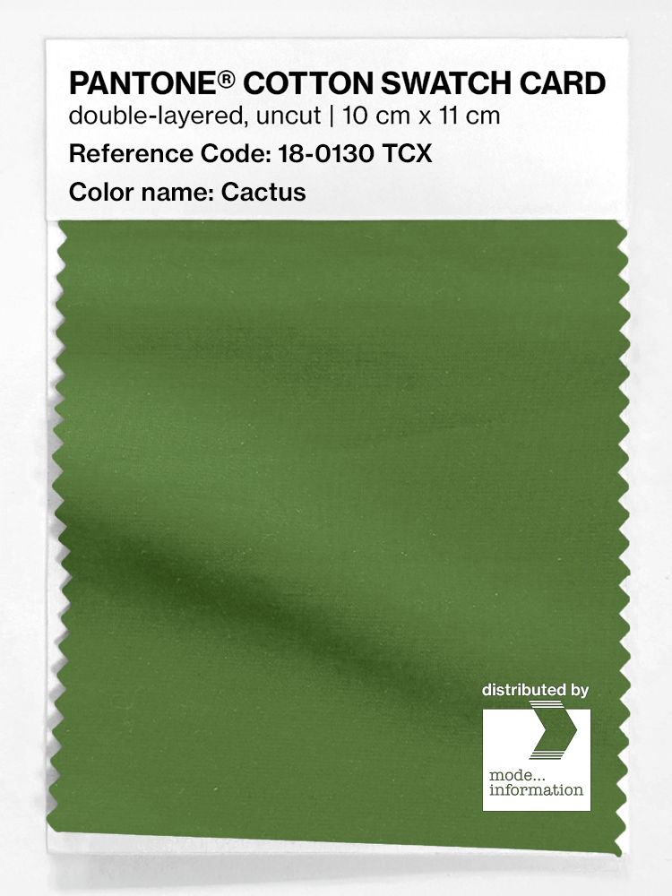 Artikelbild 1 des Artikels “PANTONE® COTTON SWATCH CARD 18-0130 TCX Cactus “